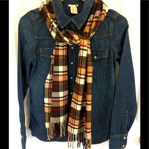 CASHMERE FEEL 100% ACRYLIC SCARF